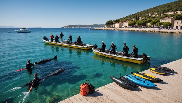 Plaisirs malins de la plongée avec le club à Hyères dans le Var